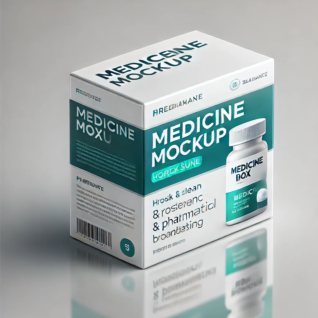 Medicine Box Mockup