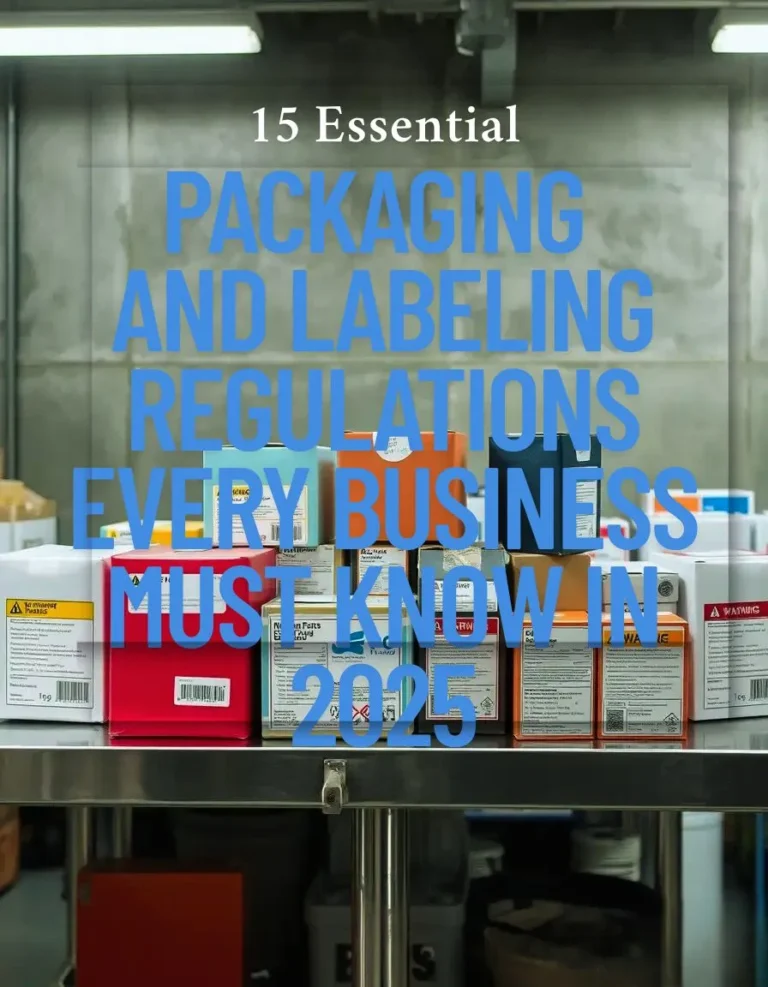 15 Essential Packaging and Labeling Regulations Every Business Must Know in 2025