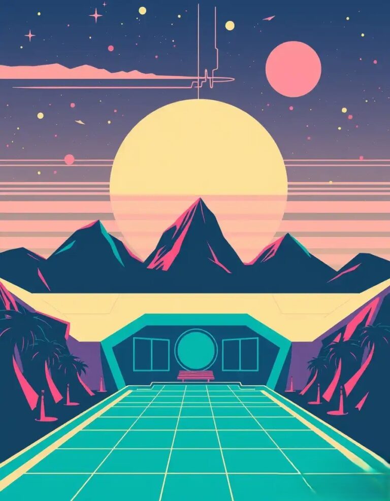 15 Mind-Blowing Ways Retrofuturism Vector Graphics Are Reshaping Modern