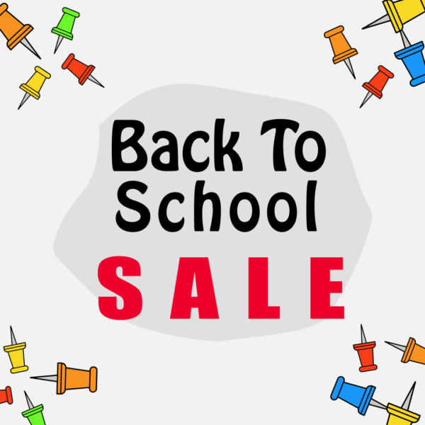 Back to School Sale Design Back to School Sale Design