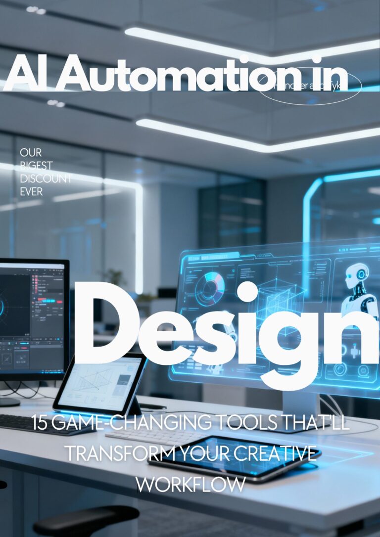AI Automation in design :5 Game-Changing Tools That'll Transform Your Creative Workflow
