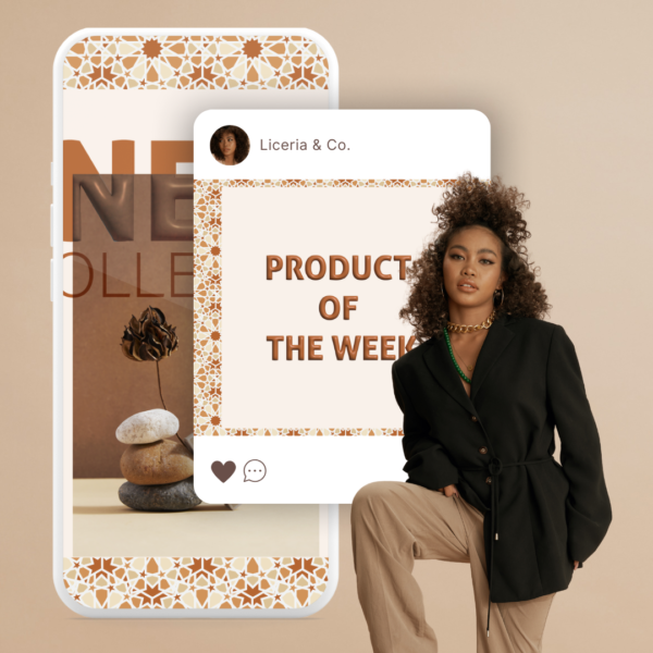 Zellige Instagram template pack