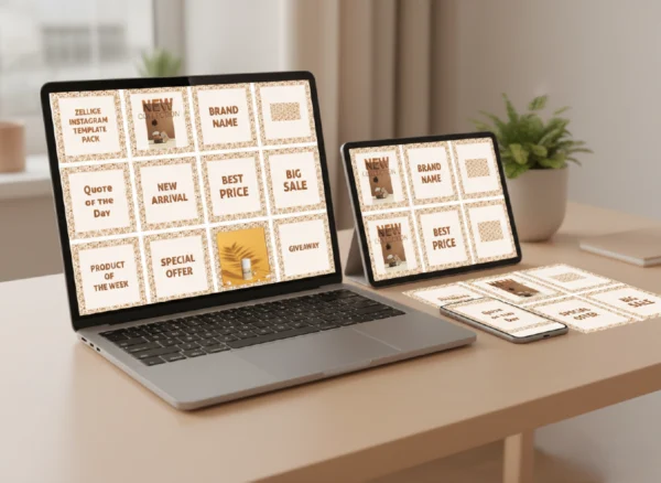 Zellige Instagram template